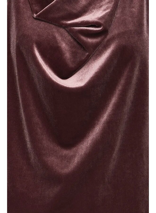 HAUT DRAPÉ PERLINA FUDGE