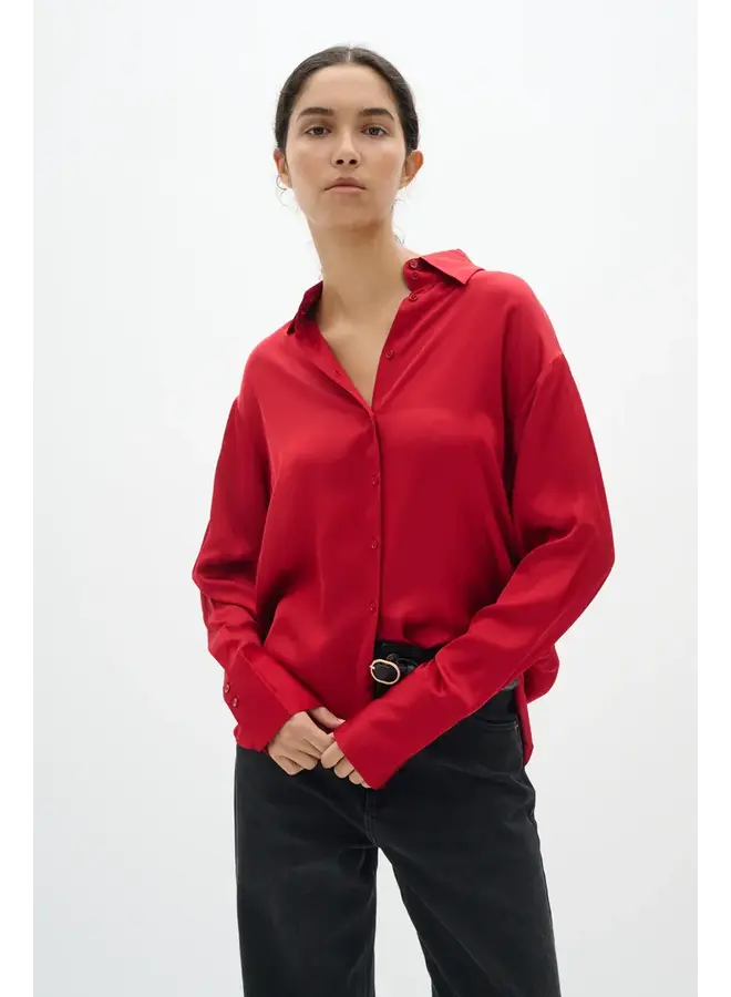 CHEMISIER PAULINE ROUGE