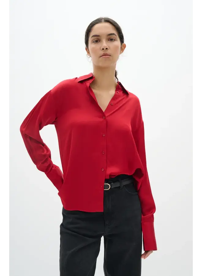 CHEMISIER PAULINE ROUGE