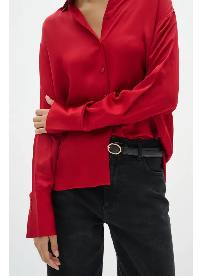 CHEMISIER PAULINE ROUGE