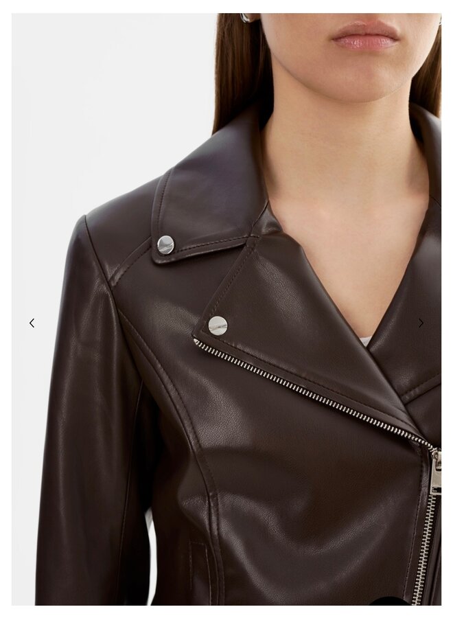 MANTEAU PASCALE BRUN FONCÉ