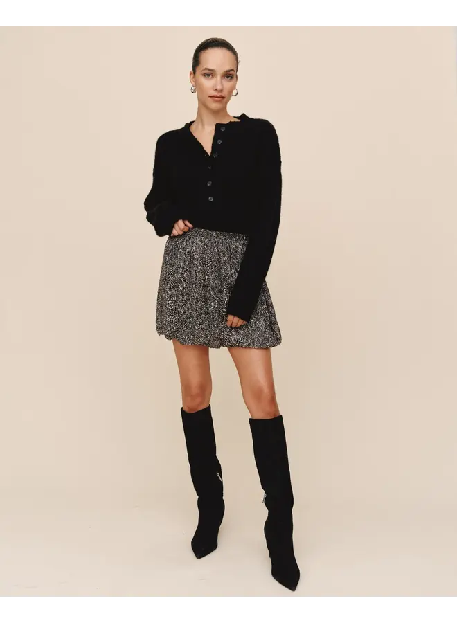 JUPE FLUIDE LÉOPARD