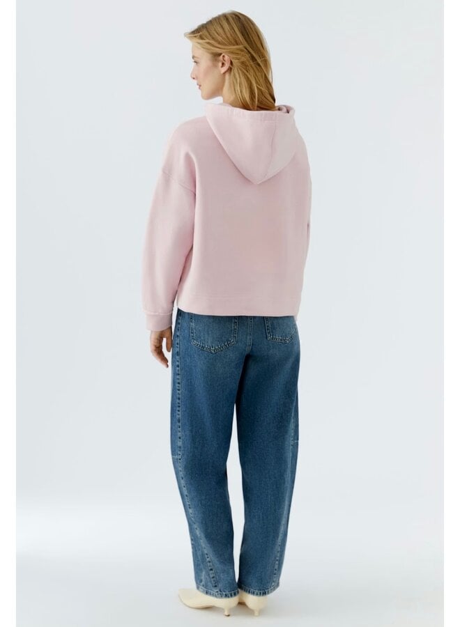 CHANDAIL CAPUCHON ROSE