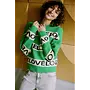 PULL VERT LOVE OMEA