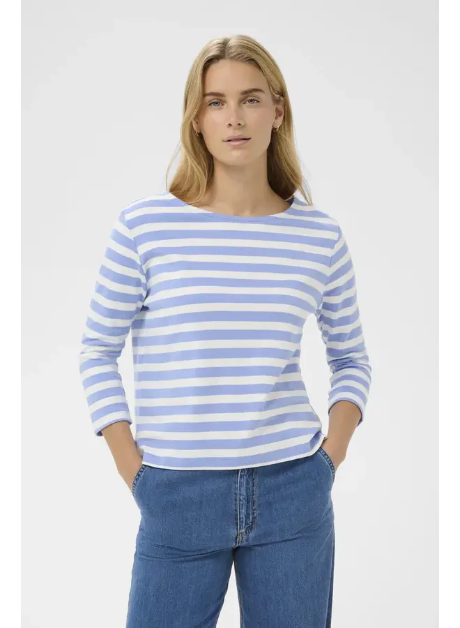 HAUT NELA RAYURES BLEU/BLANC