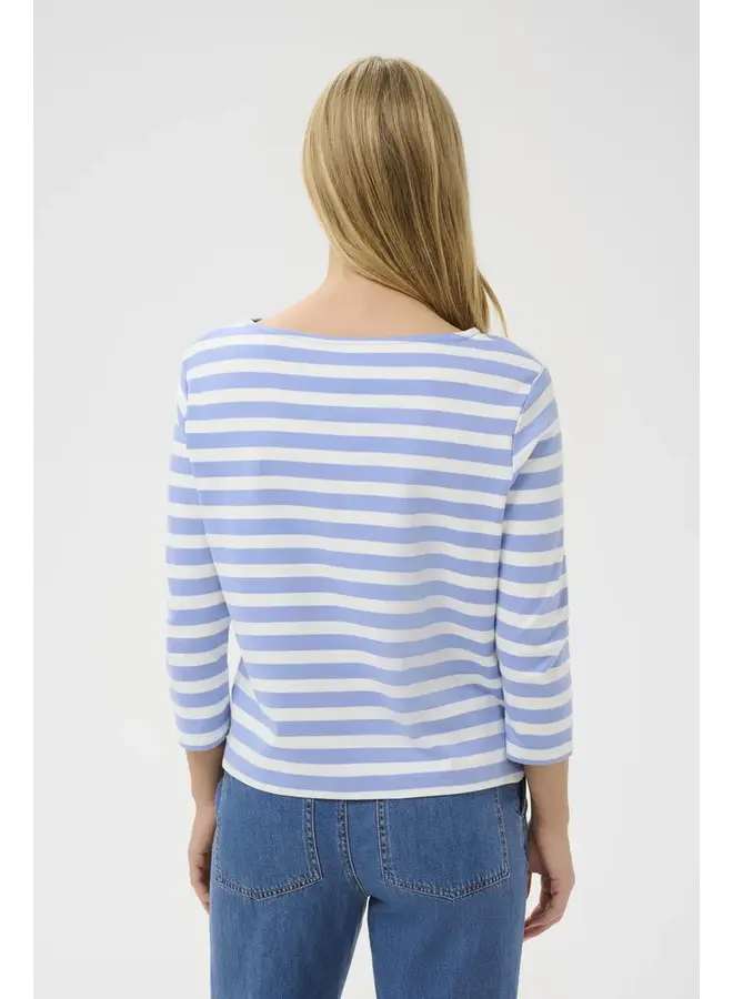 HAUT NELA RAYURES BLEU/BLANC