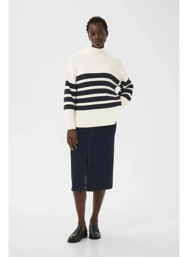 TRICOT ZIYA BLANC ET NOIR