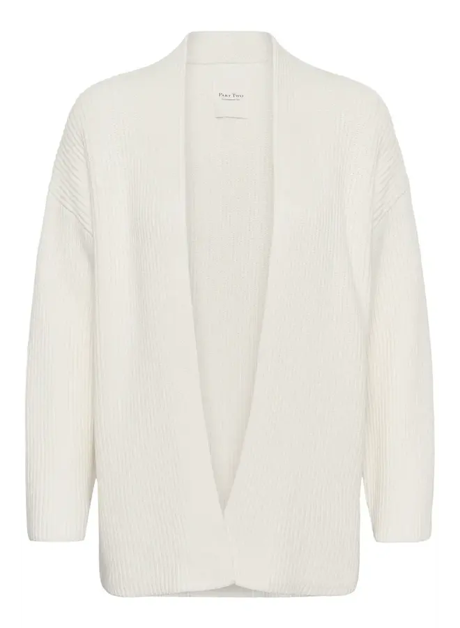 VESTE TRICOT ZORA BLANCHE