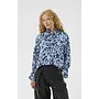 BLOUSE TACHETÉE GRACIE BLEU