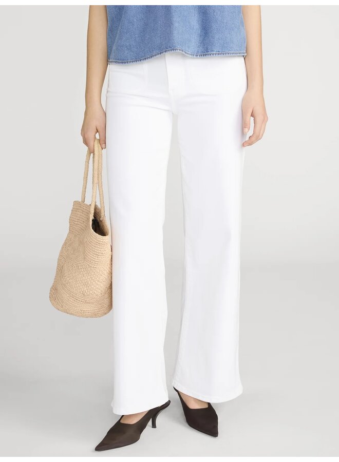 JEANS SLIM PALAZZO BLANC