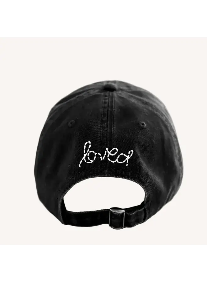 CASQUETTE COEUR NOIR
