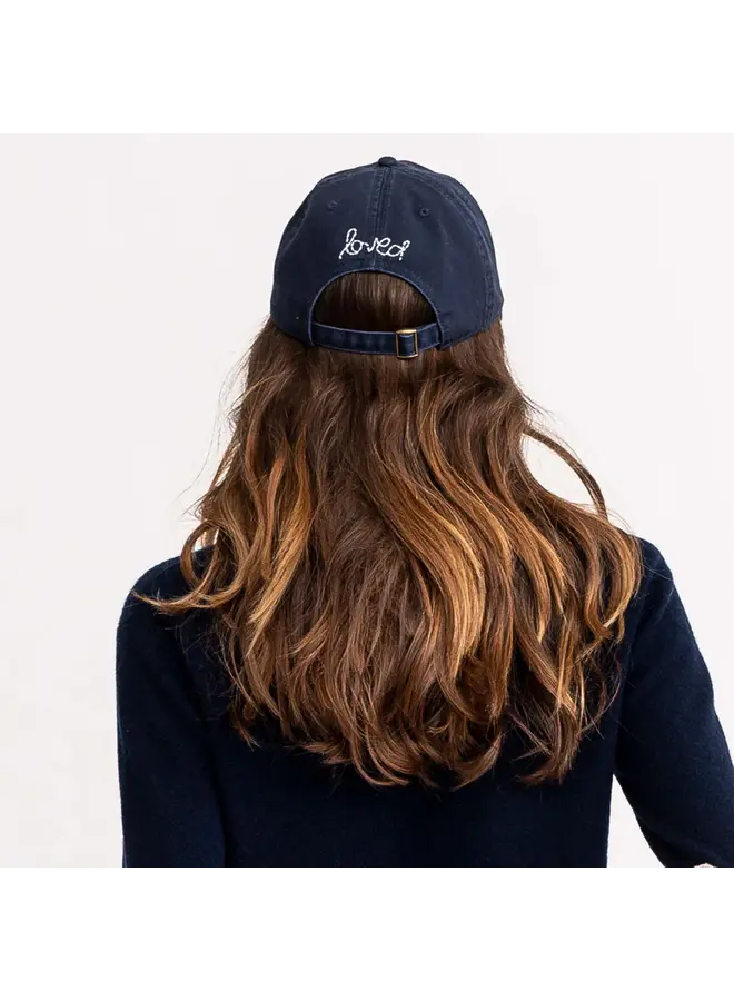CASQUETTE COEUR INDIGO
