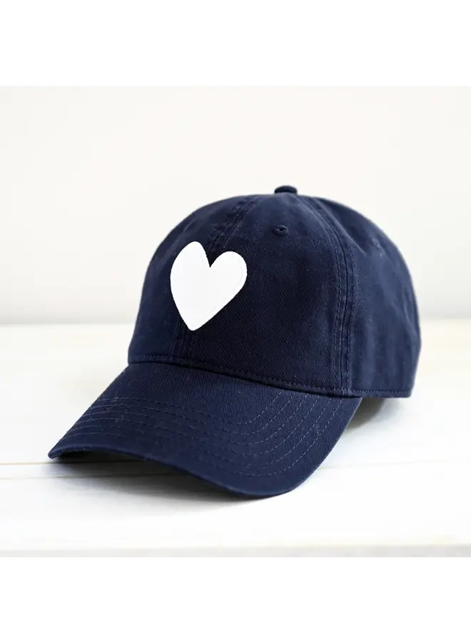 CASQUETTE COEUR INDIGO