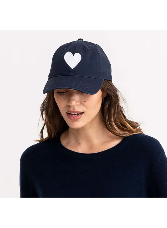 CASQUETTE COEUR INDIGO