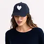 CASQUETTE COEUR INDIGO