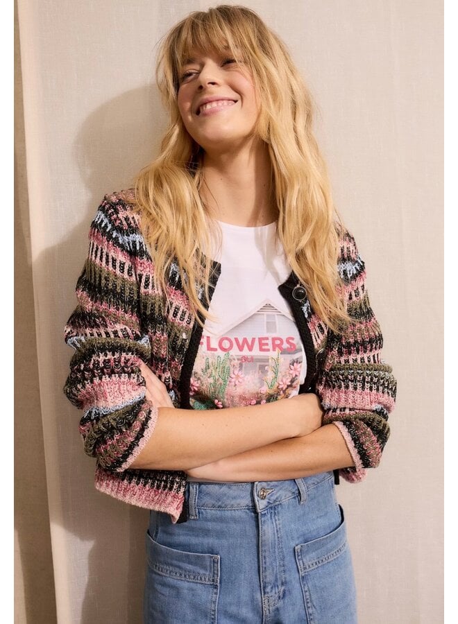 CARDIGAN COULEURS MULTI