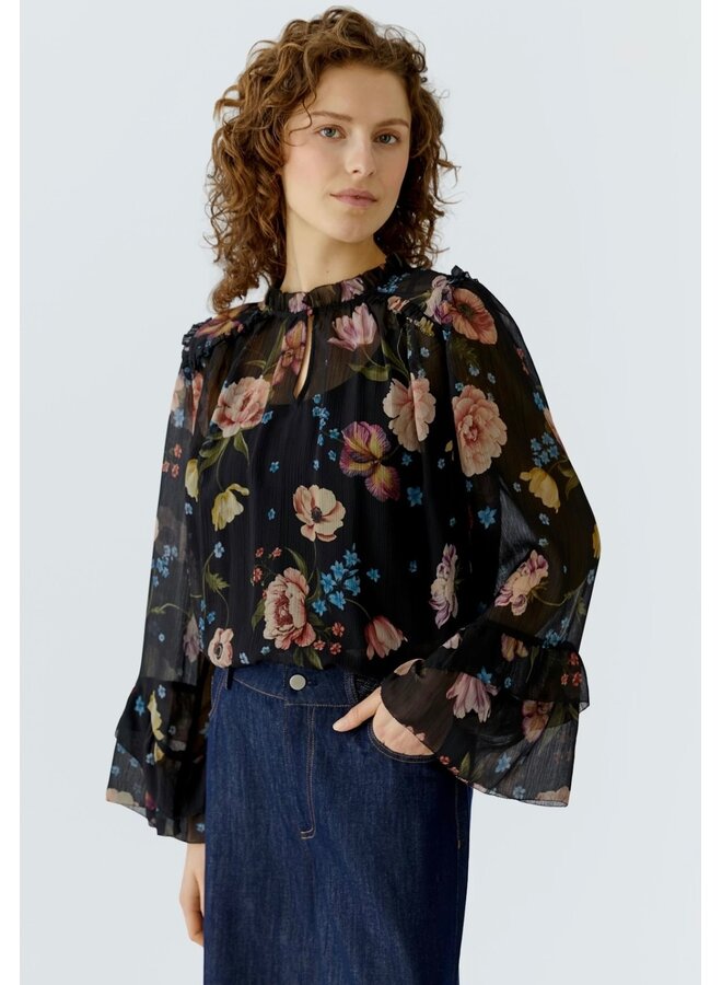 BLOUSE FLEURS MUTLI