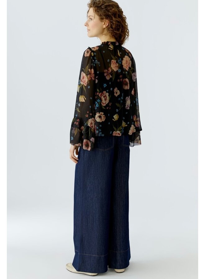 BLOUSE FLEURS MUTLI