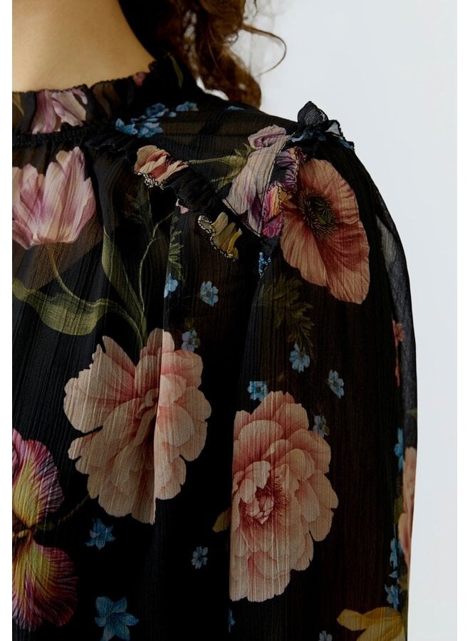 BLOUSE FLEURS MUTLI