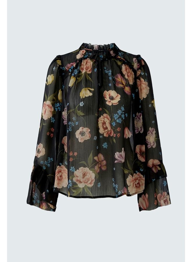 BLOUSE FLEURS MUTLI