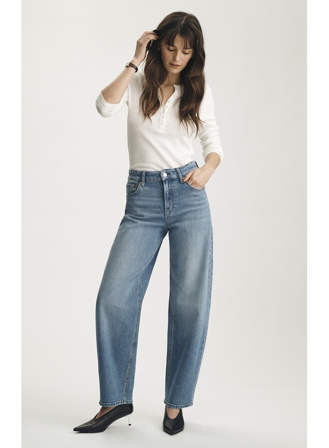 JEANS BALLON NICA BLEU