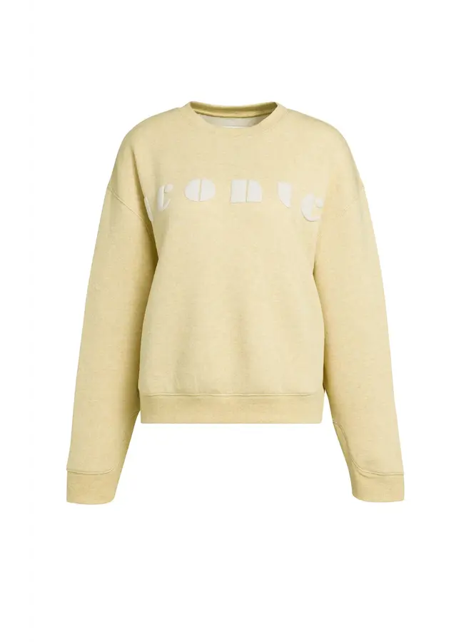SWEATSHIRT JAUNE PÂLE