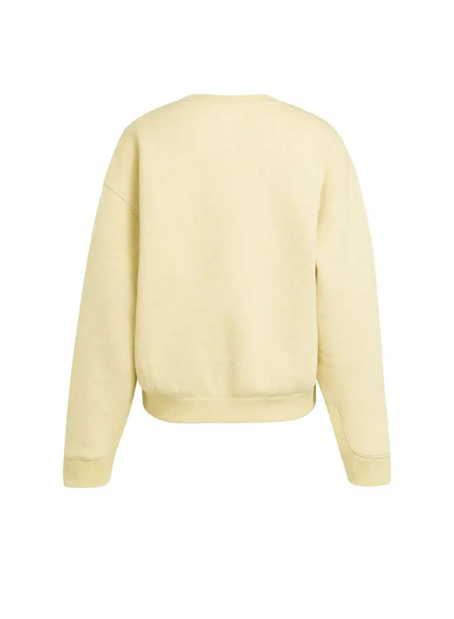 SWEATSHIRT JAUNE PÂLE