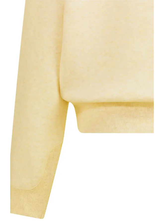 SWEATSHIRT JAUNE PÂLE
