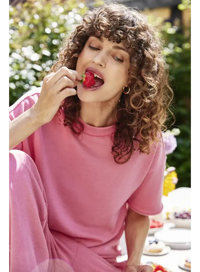 T-SHIRT SERAFINA FRAISE