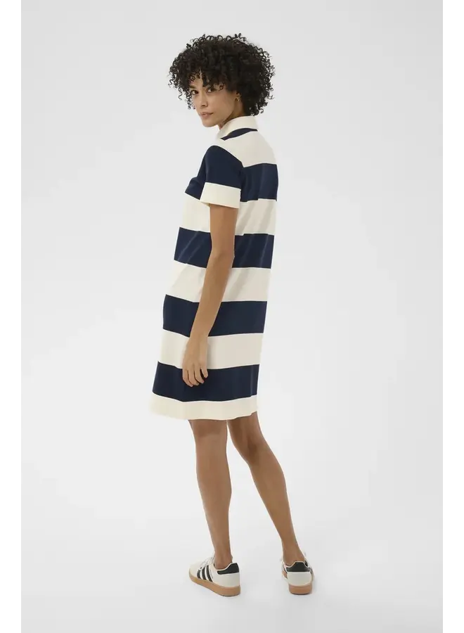 ROBE POLO ELIVIA À RAYURES