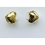 BOUCLES D'OREILLES COEUR DORÉ