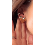 BOUCLES COEURS DORÉS