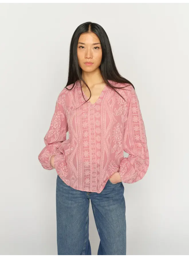BLOUSE GATA ALLO ROSE