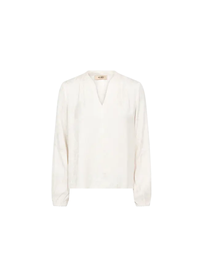 BLOUSE HEFA PAISLEYA ÉCRU