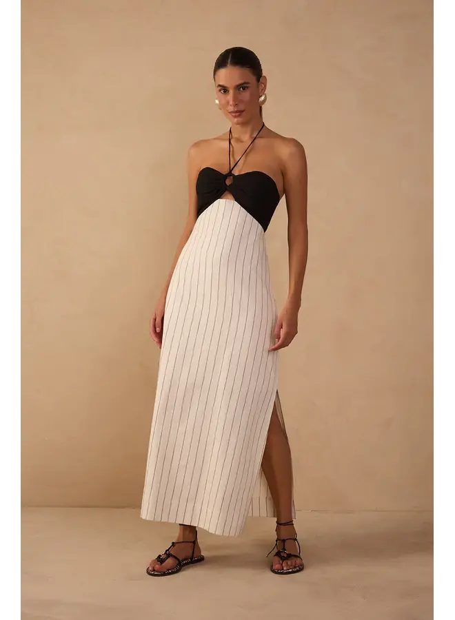 ROBE MAXI RAYÉE