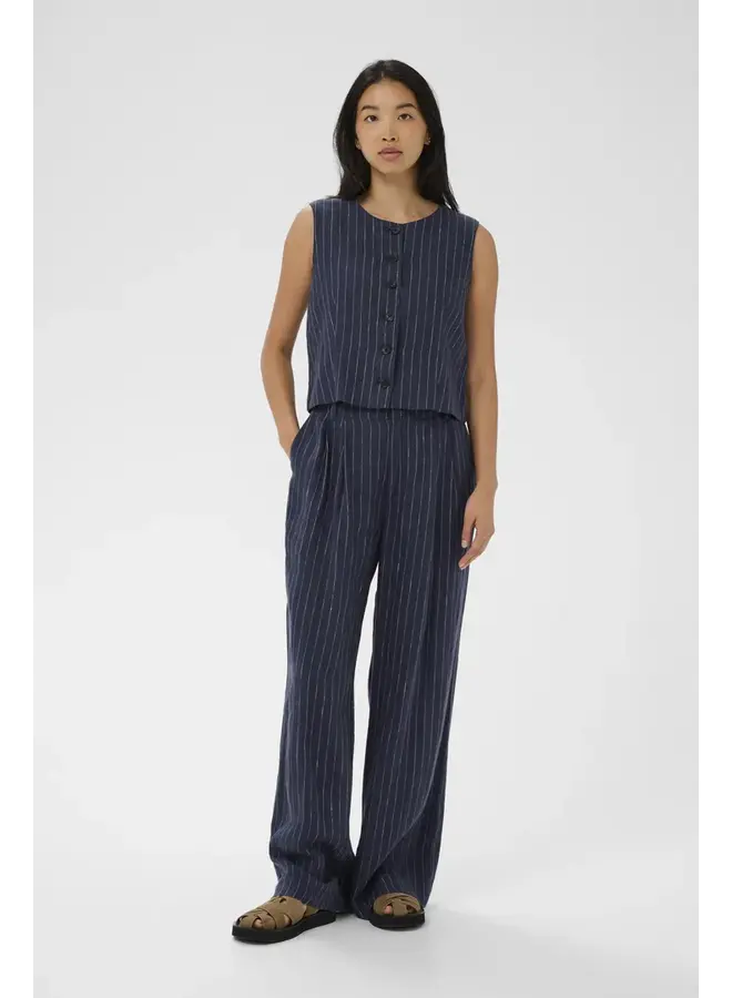 VESTE AZANIA LIN BLEU