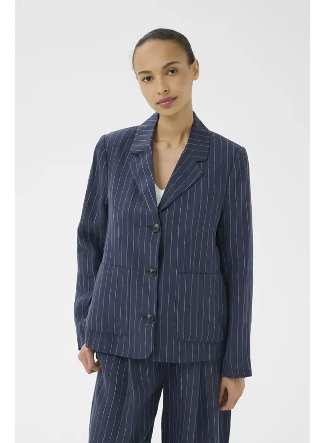 VESTON ALITA LIN BLEU