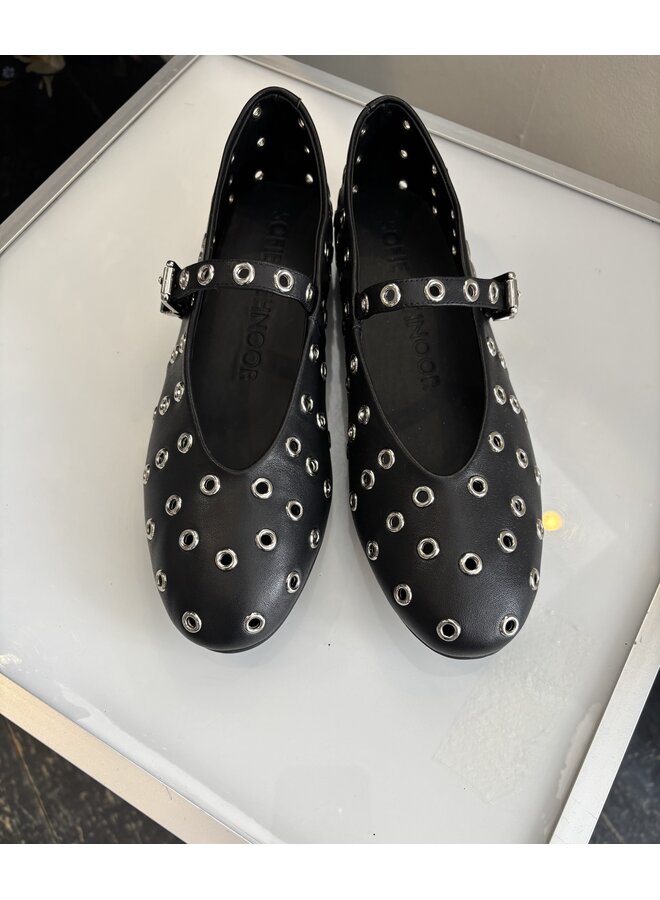 BALLERINE OEILLETS NOIR