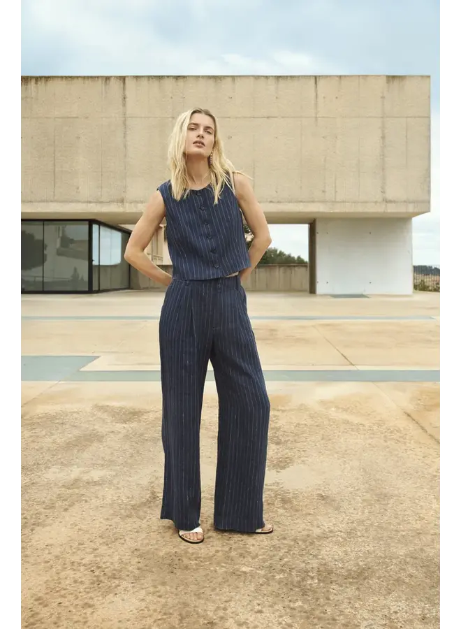 PANTALON ALIYA LIN BLEU