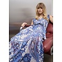 ROBE PAISLEY BLEU