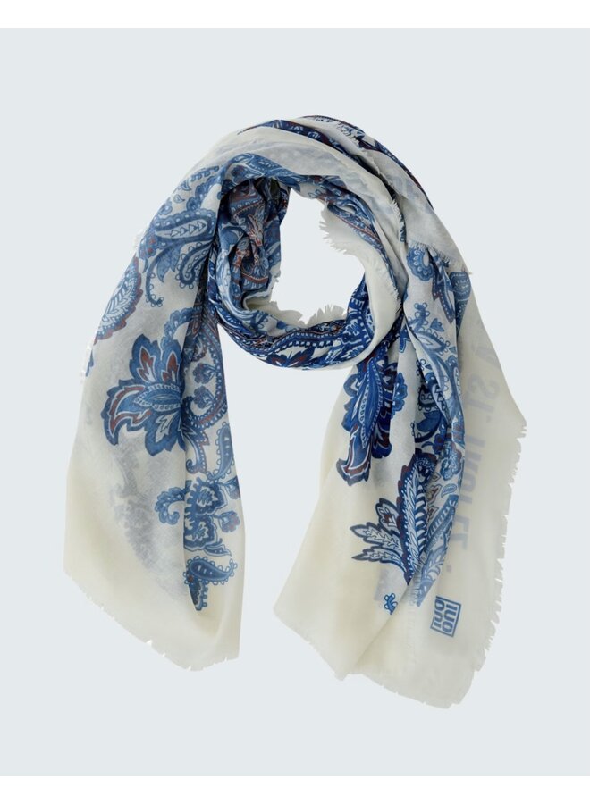 FOULARD PAISLEY BLEU