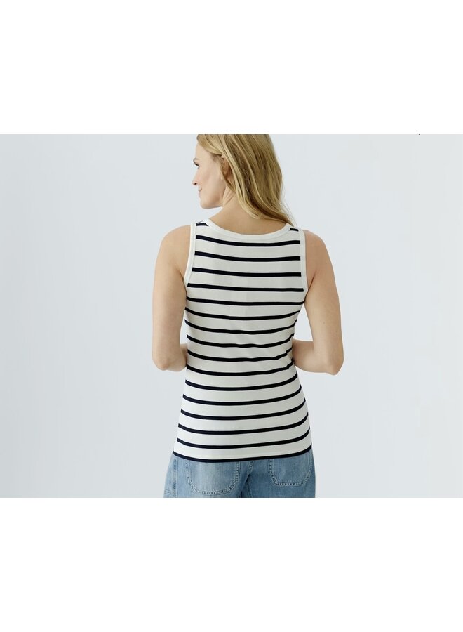 CAMISOLE RAYÉE "OUI"