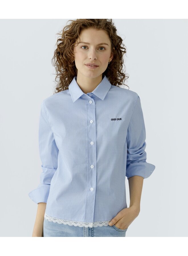 CHEMISIER BLEU CLAIR