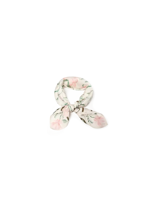 FOULARD ORCHID VERT/ROSE