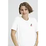T-SHIRT BLANC & CERISE