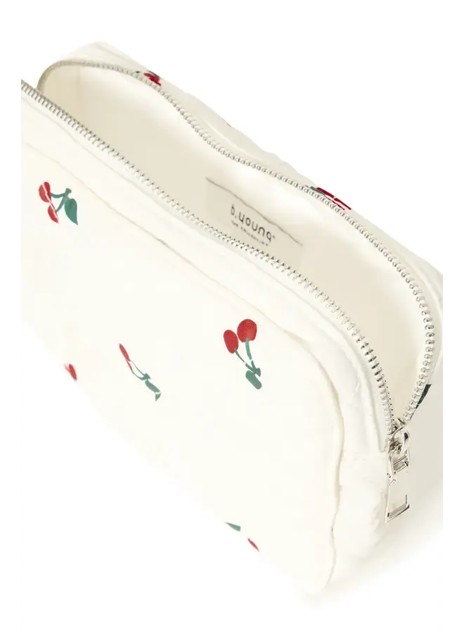 POCHETTE À ZIP CERISES