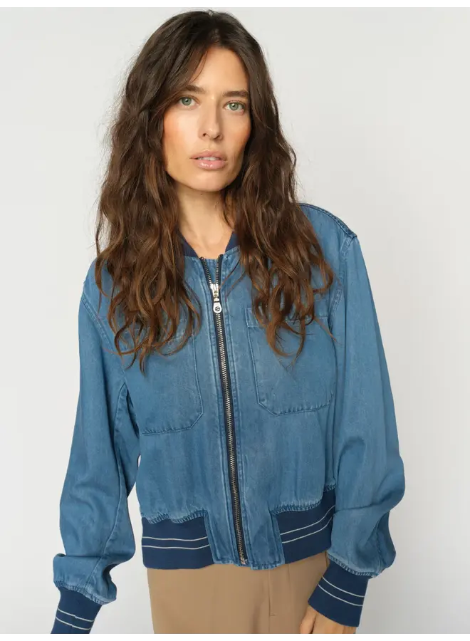 BOMBER CATE ONYX BLEU