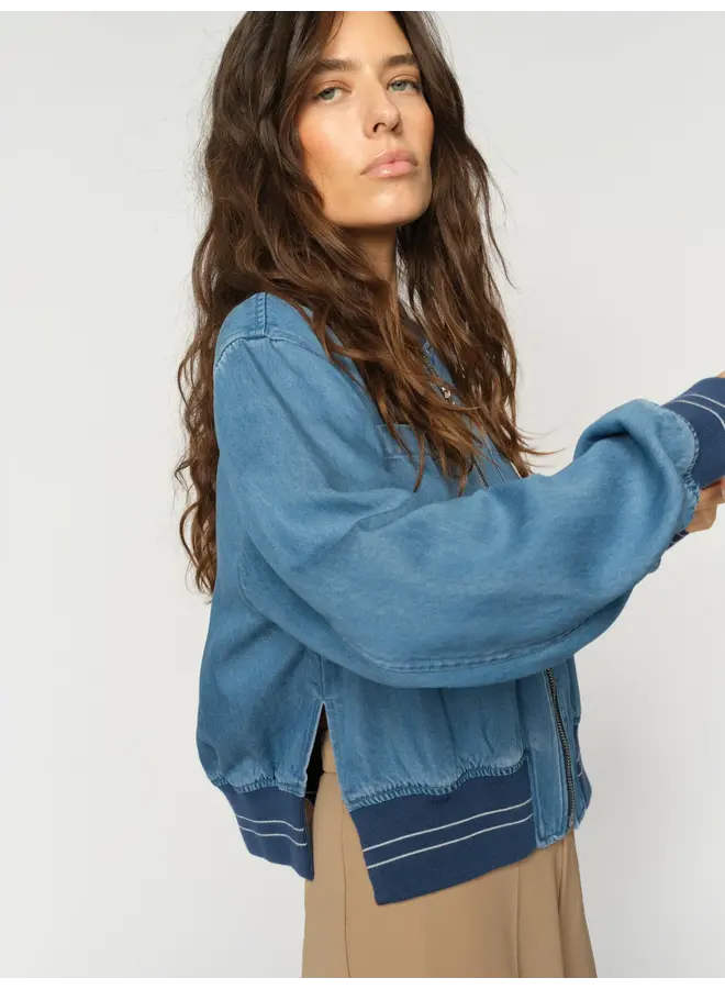 BOMBER CATE ONYX BLEU