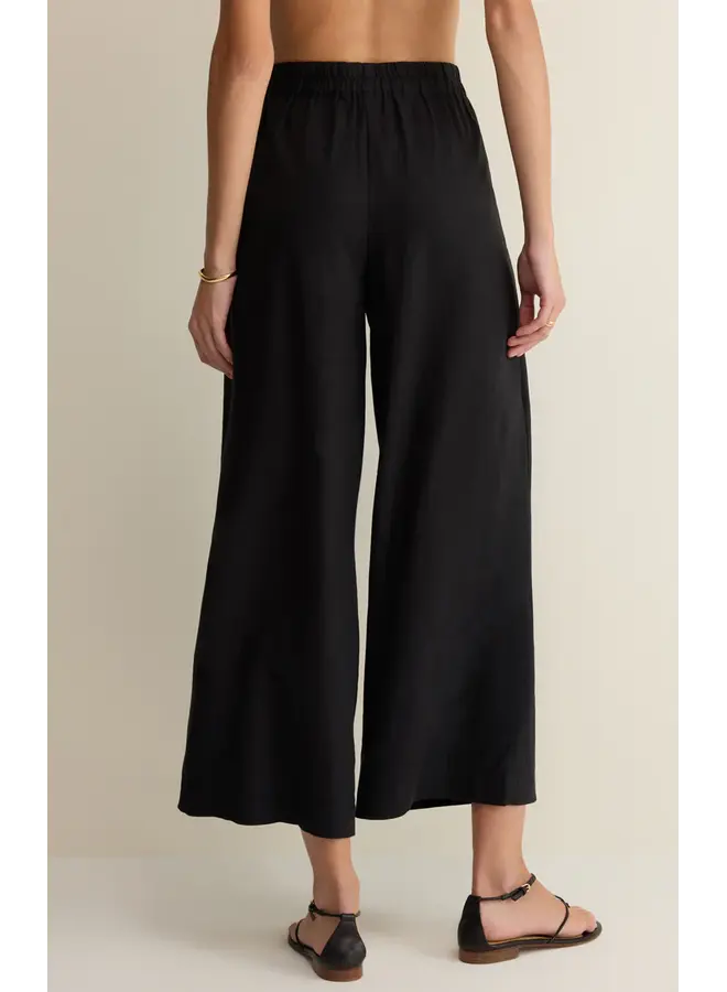 PANTALON LIN SCOUT NOIR