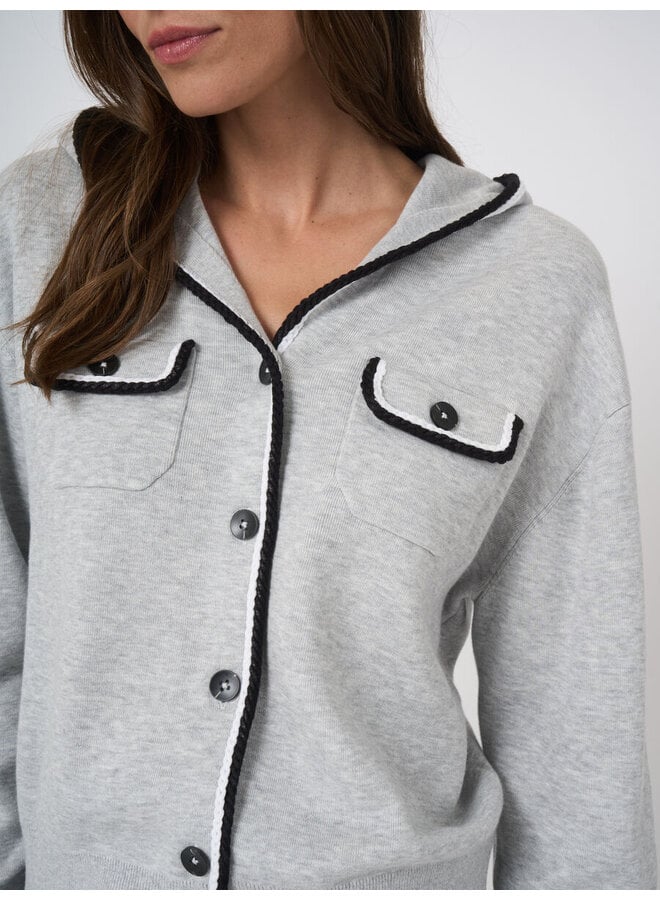 VESTE 401133 GRIS PÂLE